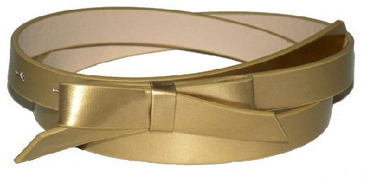 Gold Plated Leather Belts