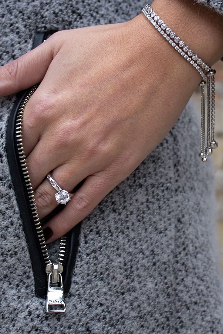 Diamond Rings with tennis bracelet