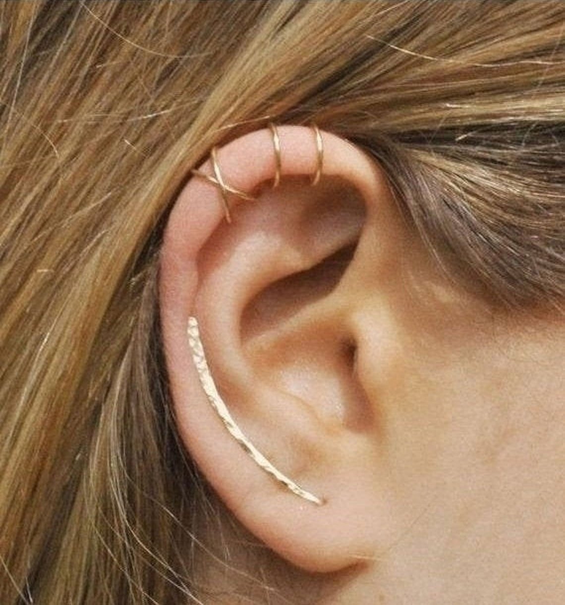 Ear climber earrings