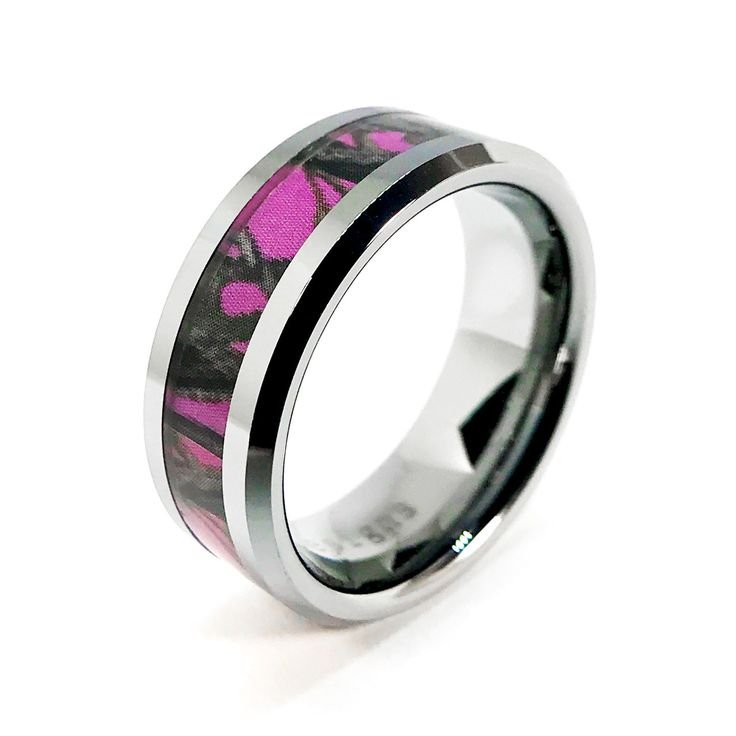 Pink Camo Wedding Ring
